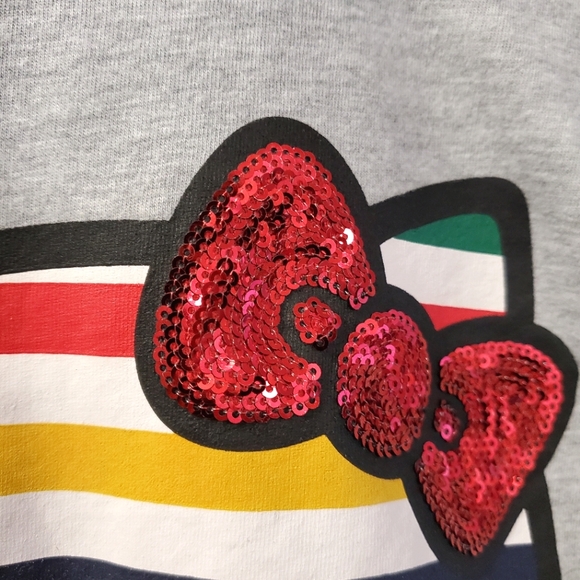 HBC x Hello Kitty Girl's Long-Sleeve Top - Size M (7/8) - Picture 6 of 13